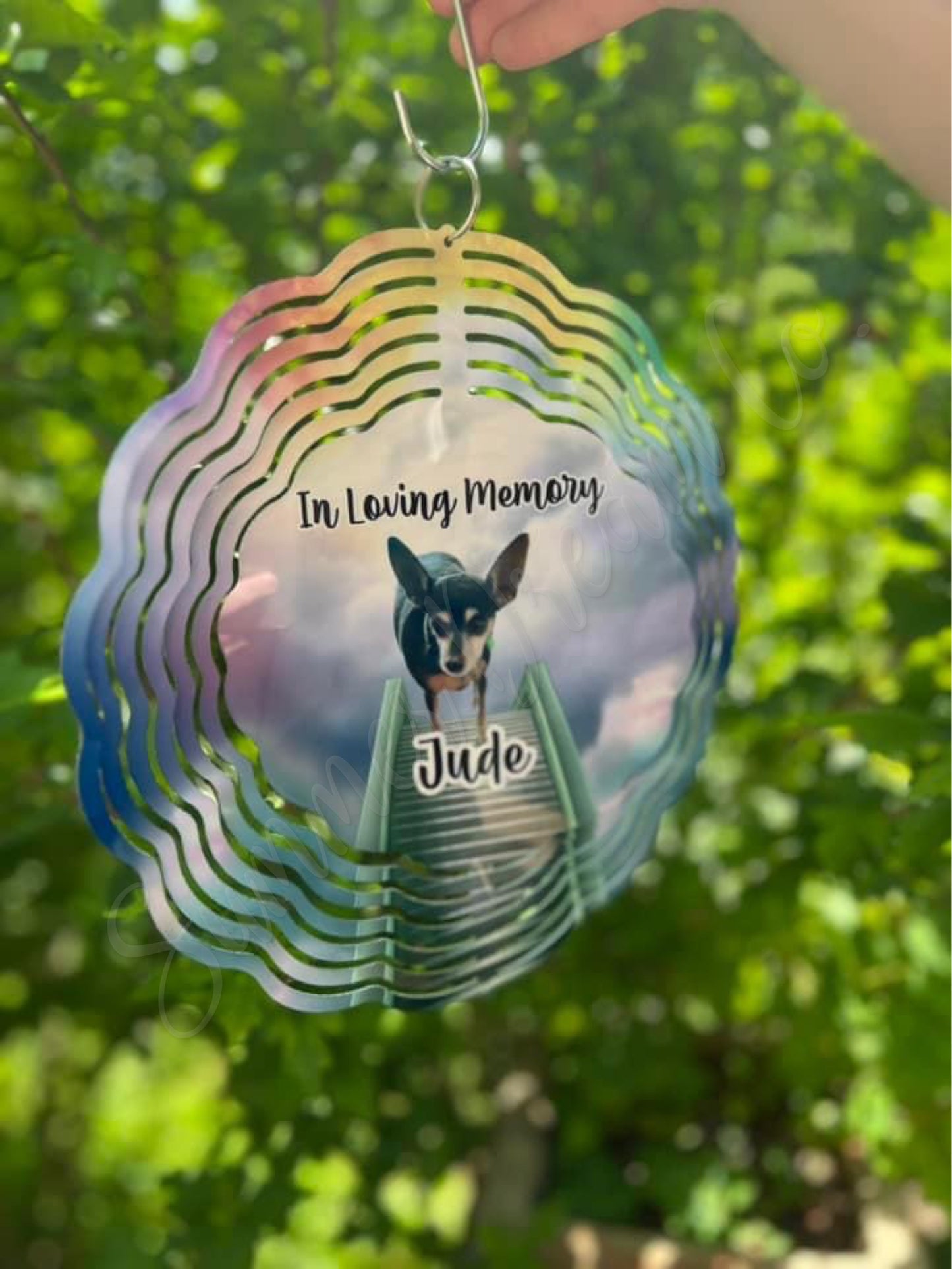 Personalized Pet Memorial Wind Spinner