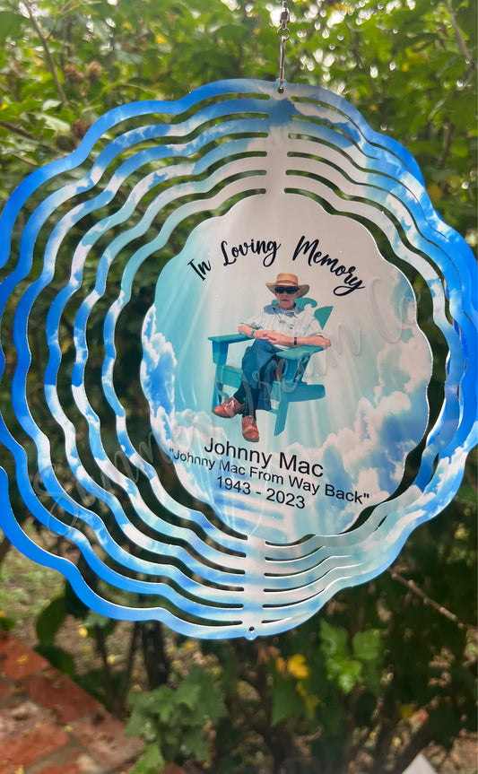 Personalized Memorial Wind Spinner